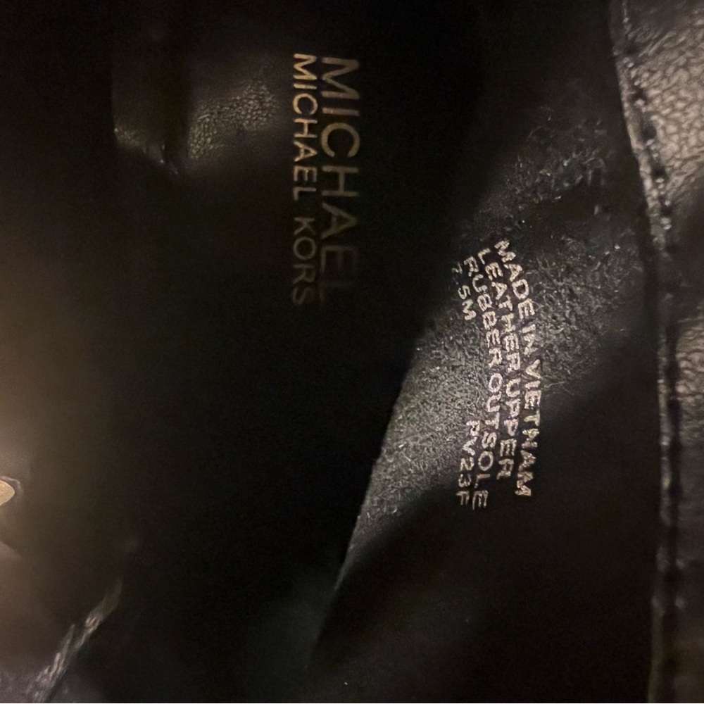 Michael Kors Black Feather Ankle Boots - Picture 3 of 6